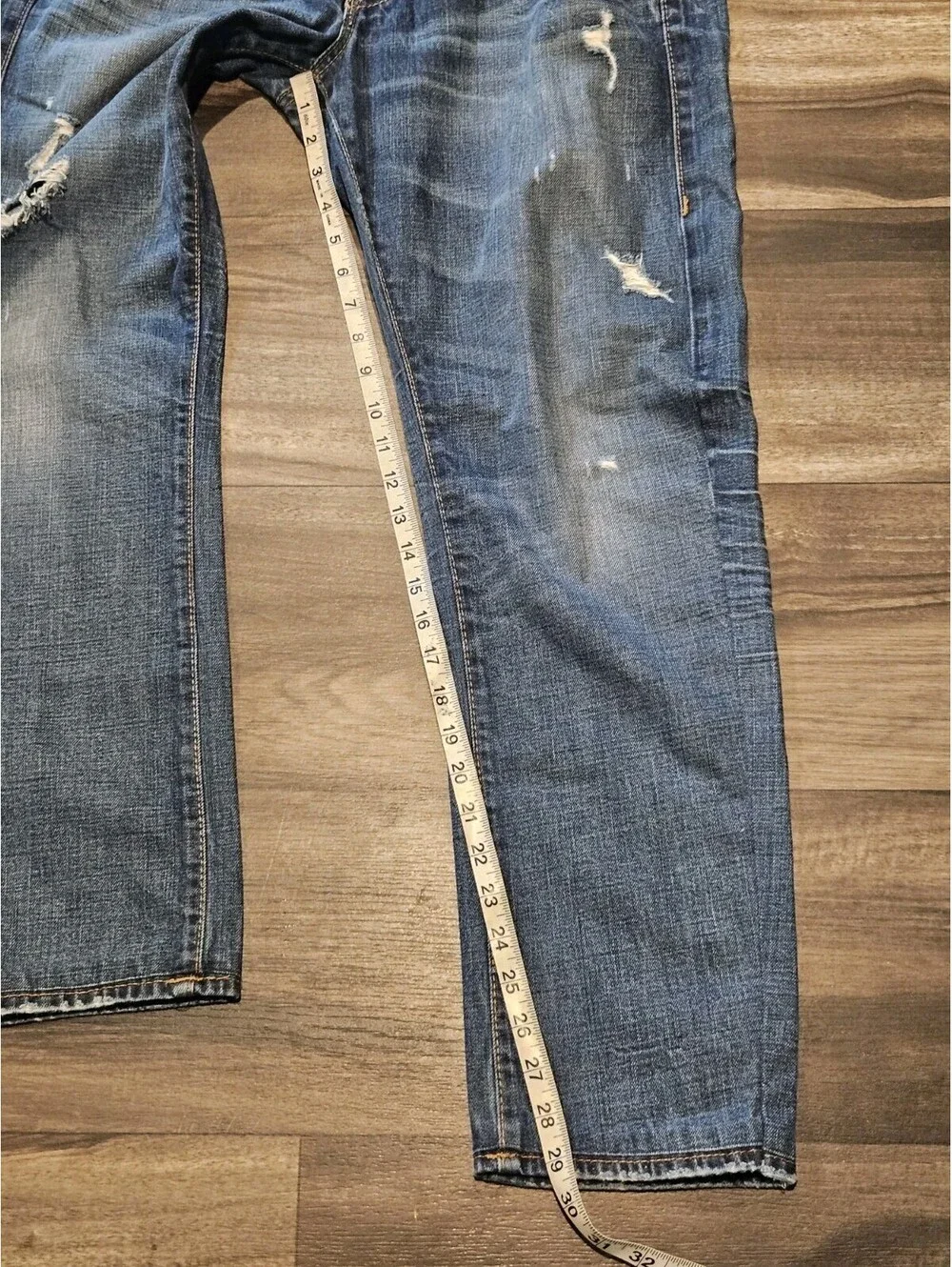 TRUE RELIGION Men’s Y2K VINTAGE BLAKE FLAP Denim Straight Button Fly sz 34x30